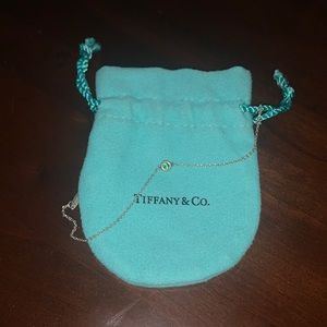 Tiffany green gemstone Elsa Peretti bracelet